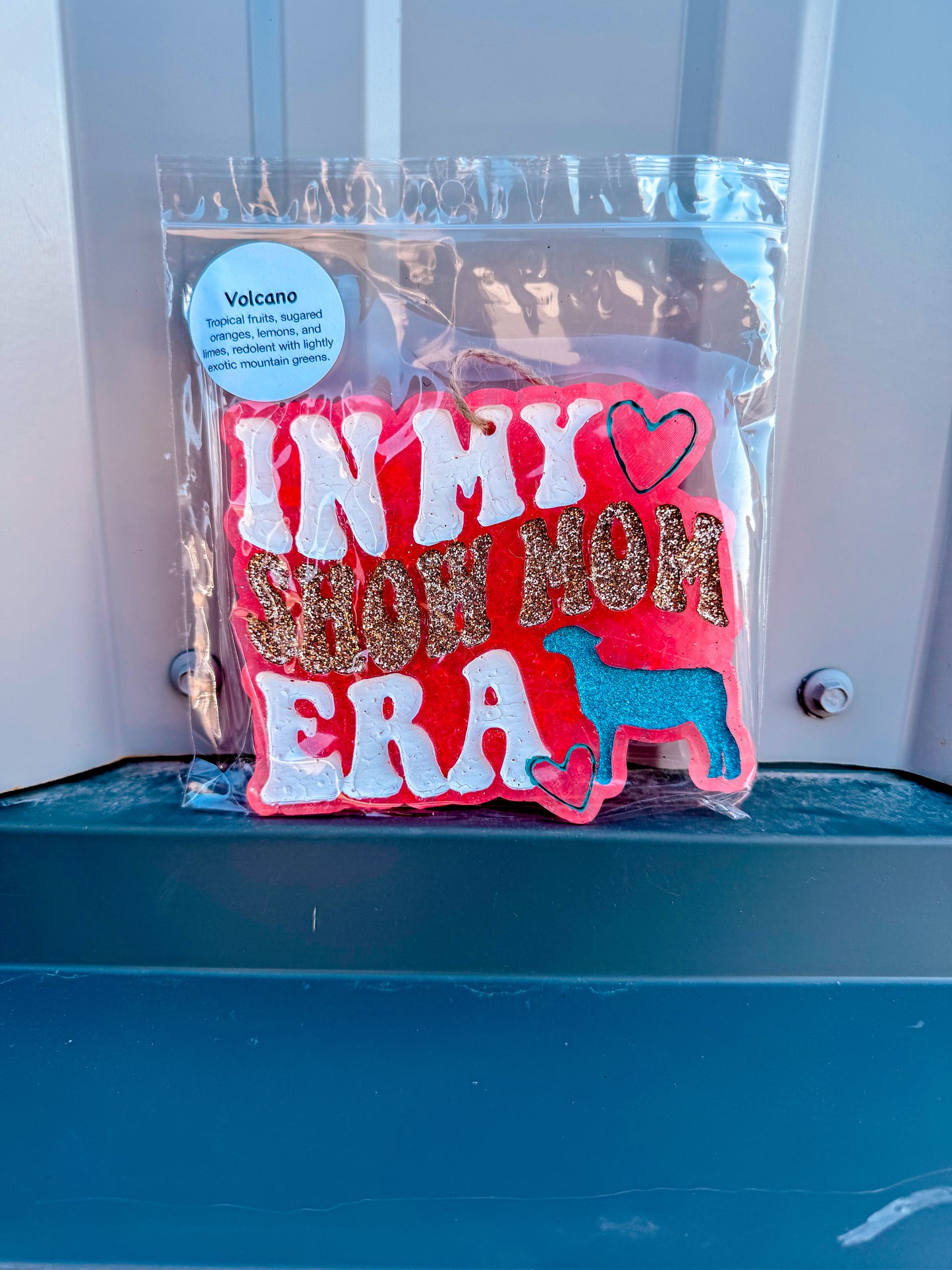 In my Show mom era freshie (Lamb)