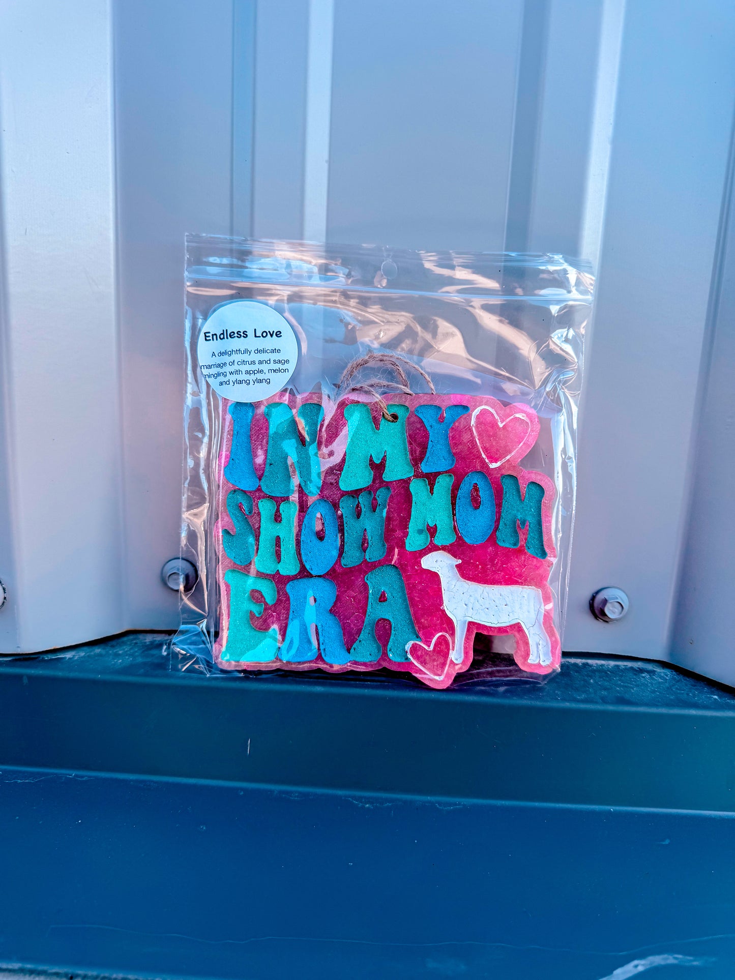 In my Show mom era freshie (Lamb)