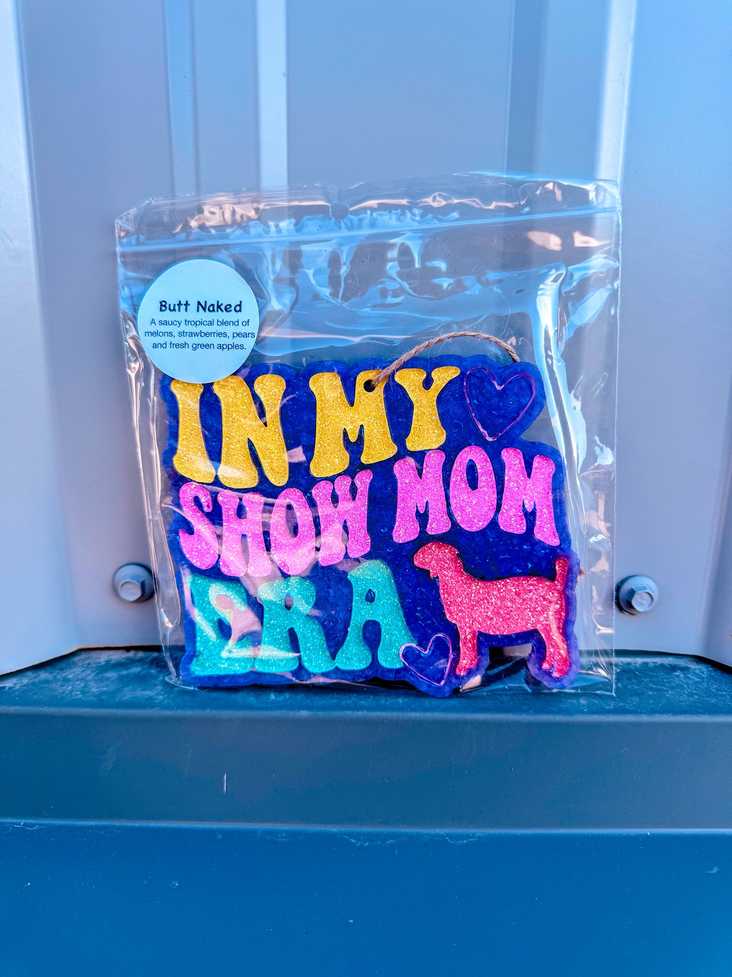 In my Show mom era freshie (Goat)