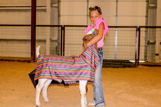 Ranch Tough Goat Blanket [Aztec]