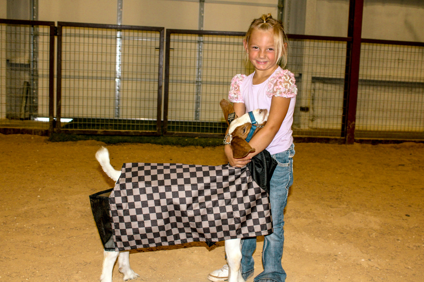 Ranch Tough Goat Blanket [Brown + Black Checkered]