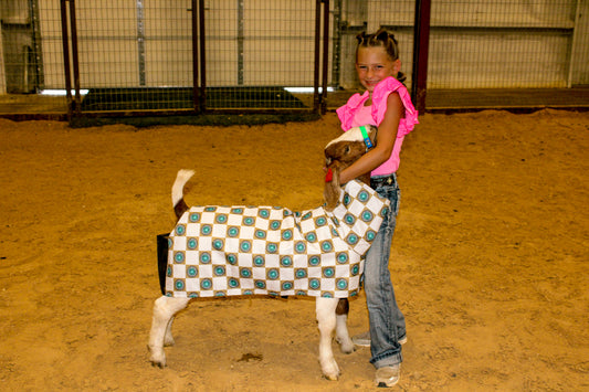 Ranch Tough Goat Blanket [Checkered Concho]