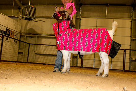 Ranch Tough Goat Blanket [Leopard Bolt] ** NO ZIPPER**
